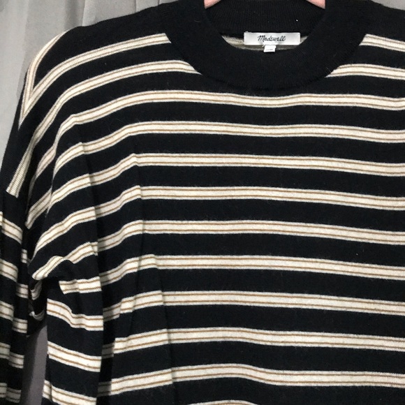 Madewell Striped Wool Sweater - Picture 2 of 3